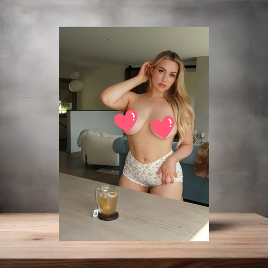Mia Malkova mature nude photo on aluminum print. Multiple sizes available v7