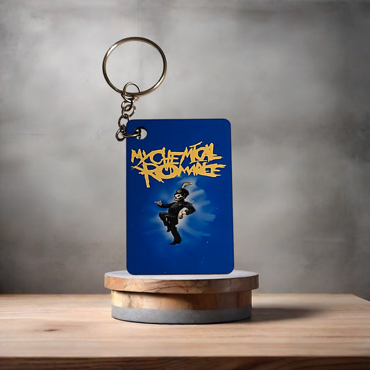 Blue My Chemical Romance Poster keychain.