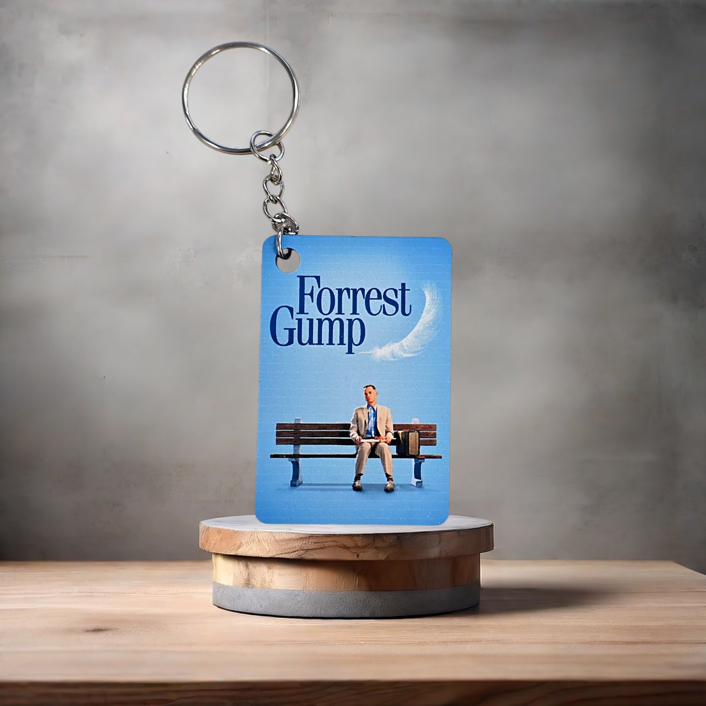 Forrest Gump Movie Poster keychain.