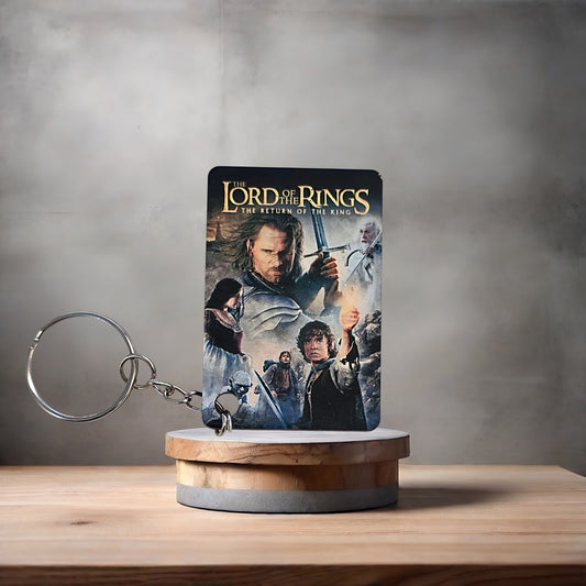 Lord of the Rings Movie Poster keychain.