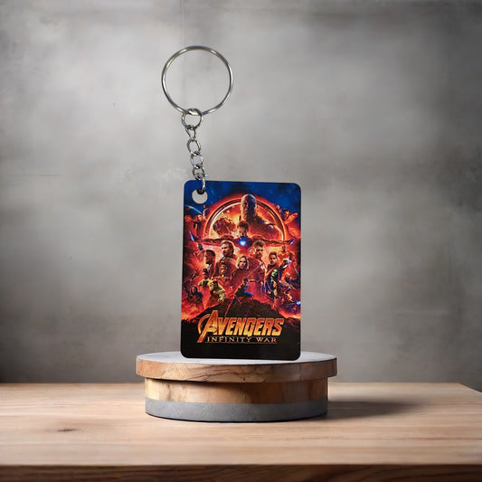 Avengers Infinity War Movie Poster keychain.