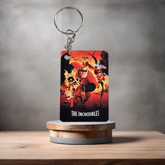 The Incredibles Movie Poster keychain.