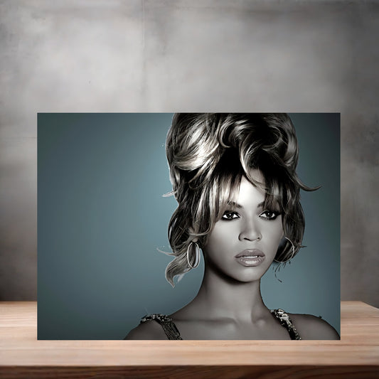 Beyonce poster on aluminum print. Multiple sizes available, Queen Bee H
