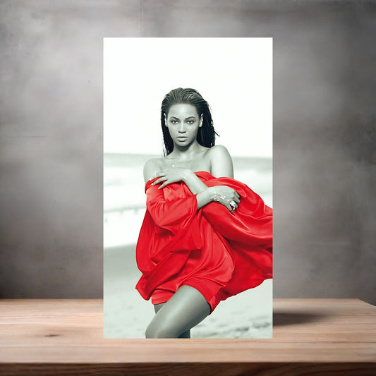 Beyonce poster on aluminum print. Multiple sizes available, Queen Bee C