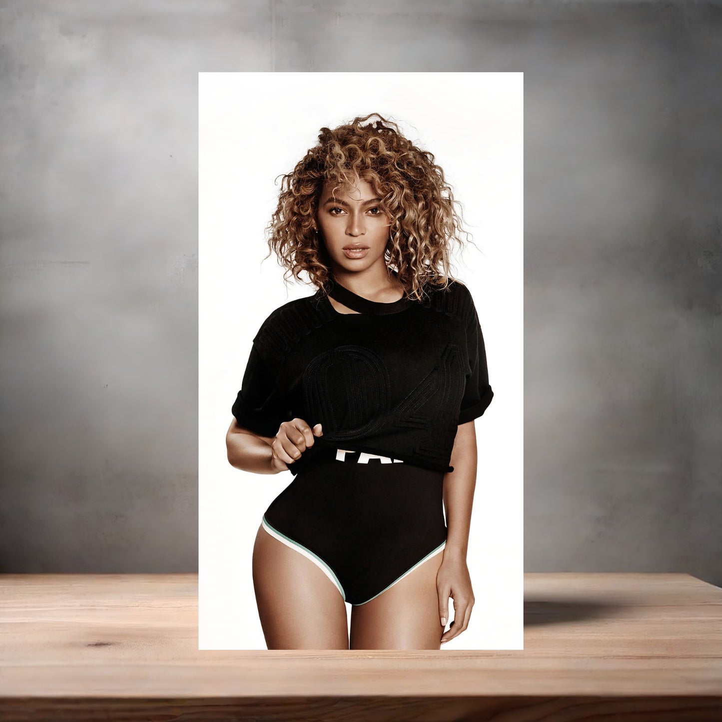 Beyonce poster on aluminum print. Multiple sizes available, Queen Bee D