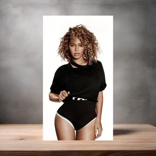 Beyonce poster on aluminum print. Multiple sizes available, Queen Bee D