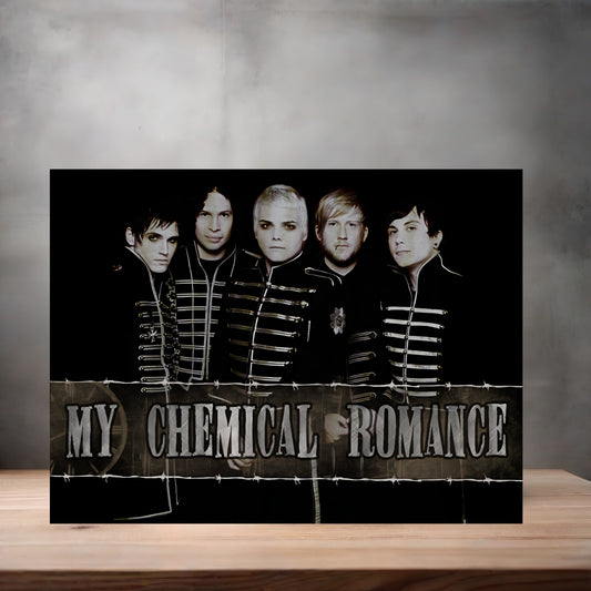 My Chemical Romance poster on aluminum print. Multiple sizes available v4