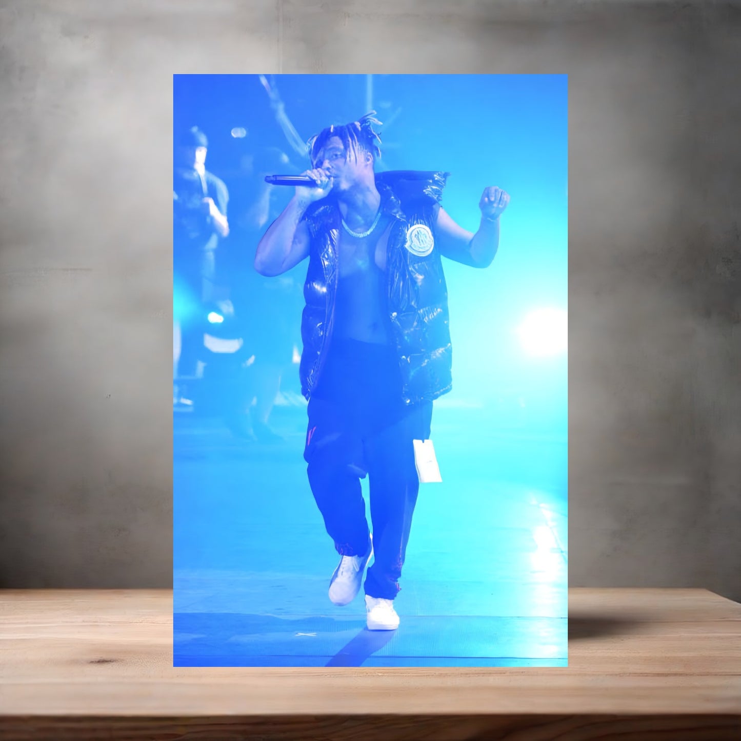 Juice Wrld concert poster on aluminum print. Multiple sizes available