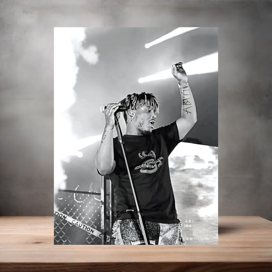 Juice Wrld concert poster on aluminum print. Multiple sizes available v2