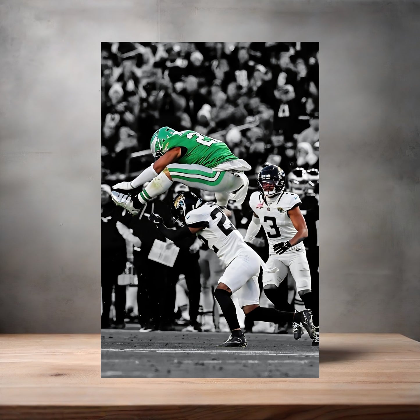 Philadelphia Eagles NFL poster on aluminum print. Multiple sizes available. V5