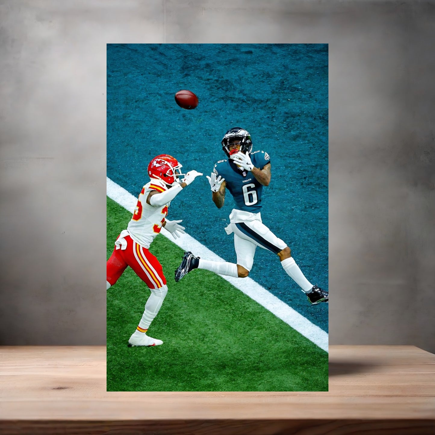 Philadelphia Eagles NFL poster on aluminum print. Multiple sizes available. V4