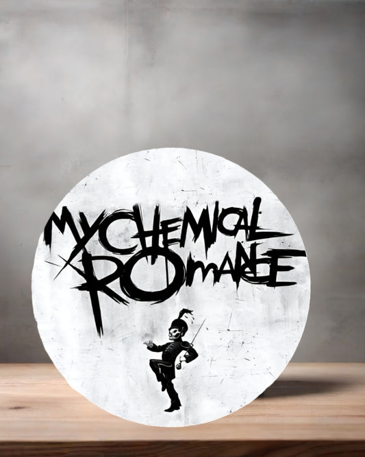 My Chemical Romance Christmas ornament , 3" round ceramic. v2