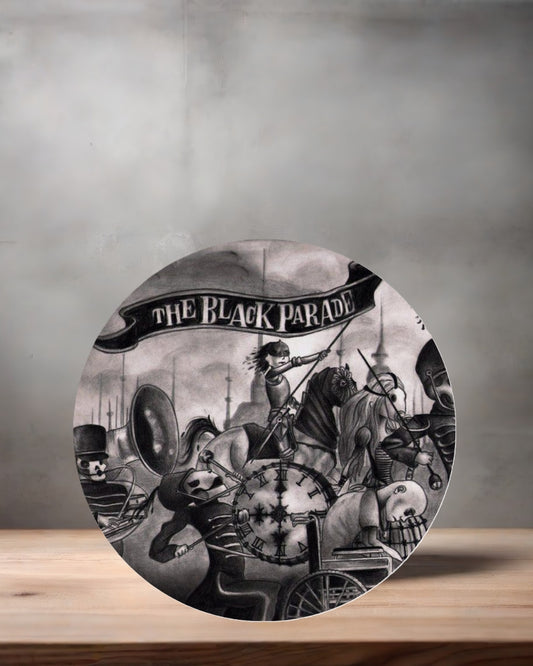 My Chemical Romance Christmas ornament , 3" round ceramic. v4