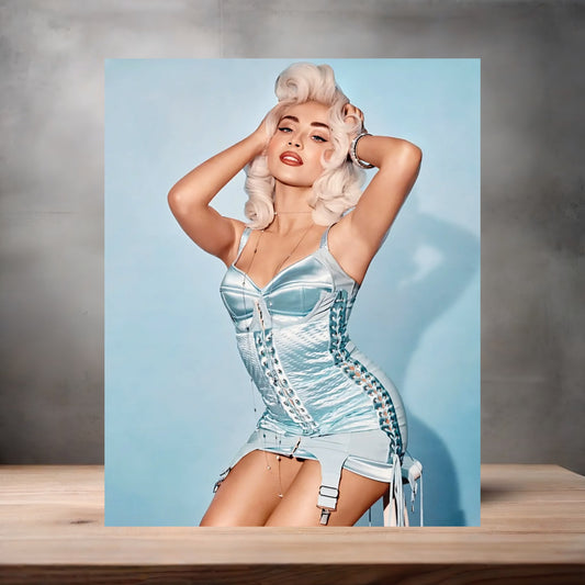 Sexy Sabrina Carpenter poster on aluminum print. Multiple sizes available. D