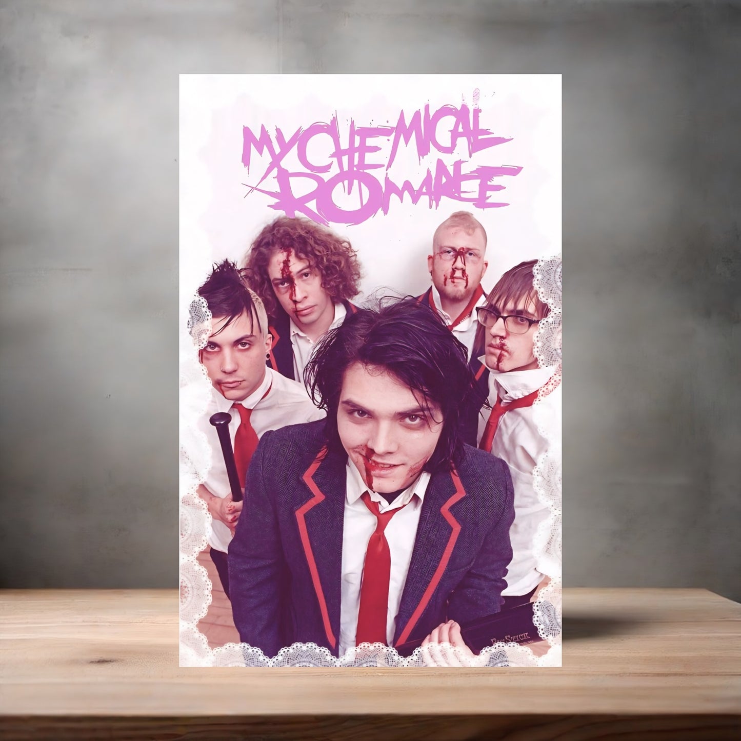 My Chemical Romance poster on aluminum print. Multiple sizes available. D