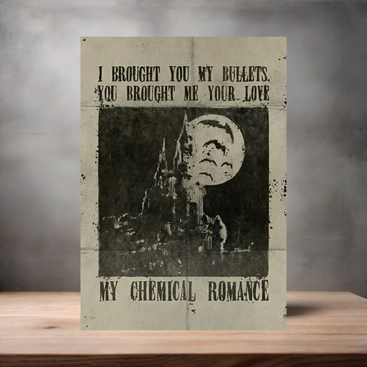My Chemical Romance poster on aluminum print. Multiple sizes available. C