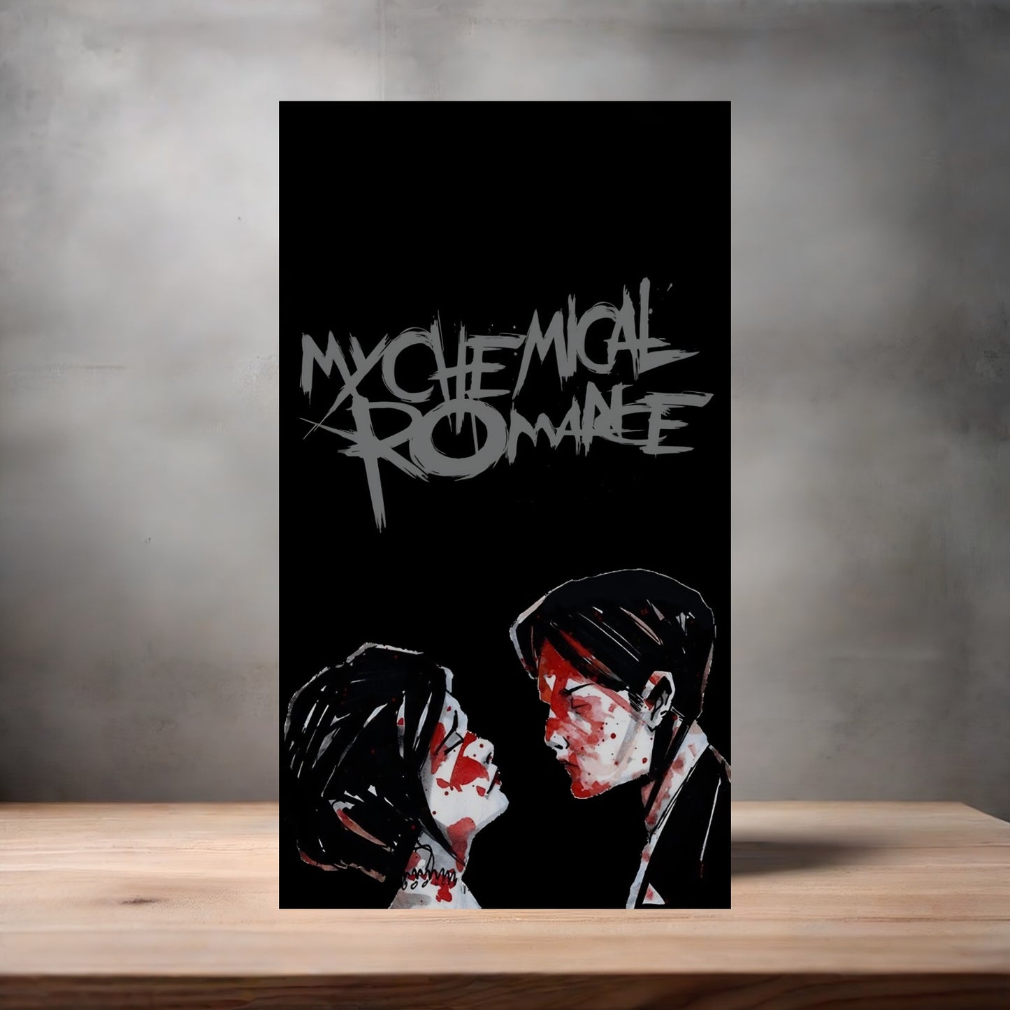 My Chemical Romance poster on aluminum print. Multiple sizes available. B