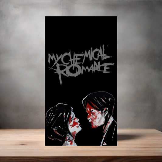 My Chemical Romance poster on aluminum print. Multiple sizes available. B