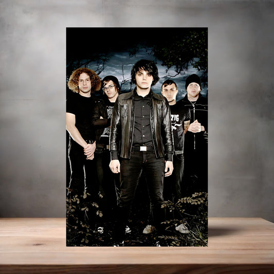 My Chemical Romance poster on aluminum print. Multiple sizes available. A