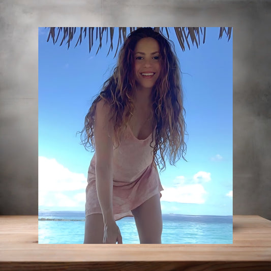 Rolling Stone Magazine Shakira poster on aluminum print. Multiple sizes available. G