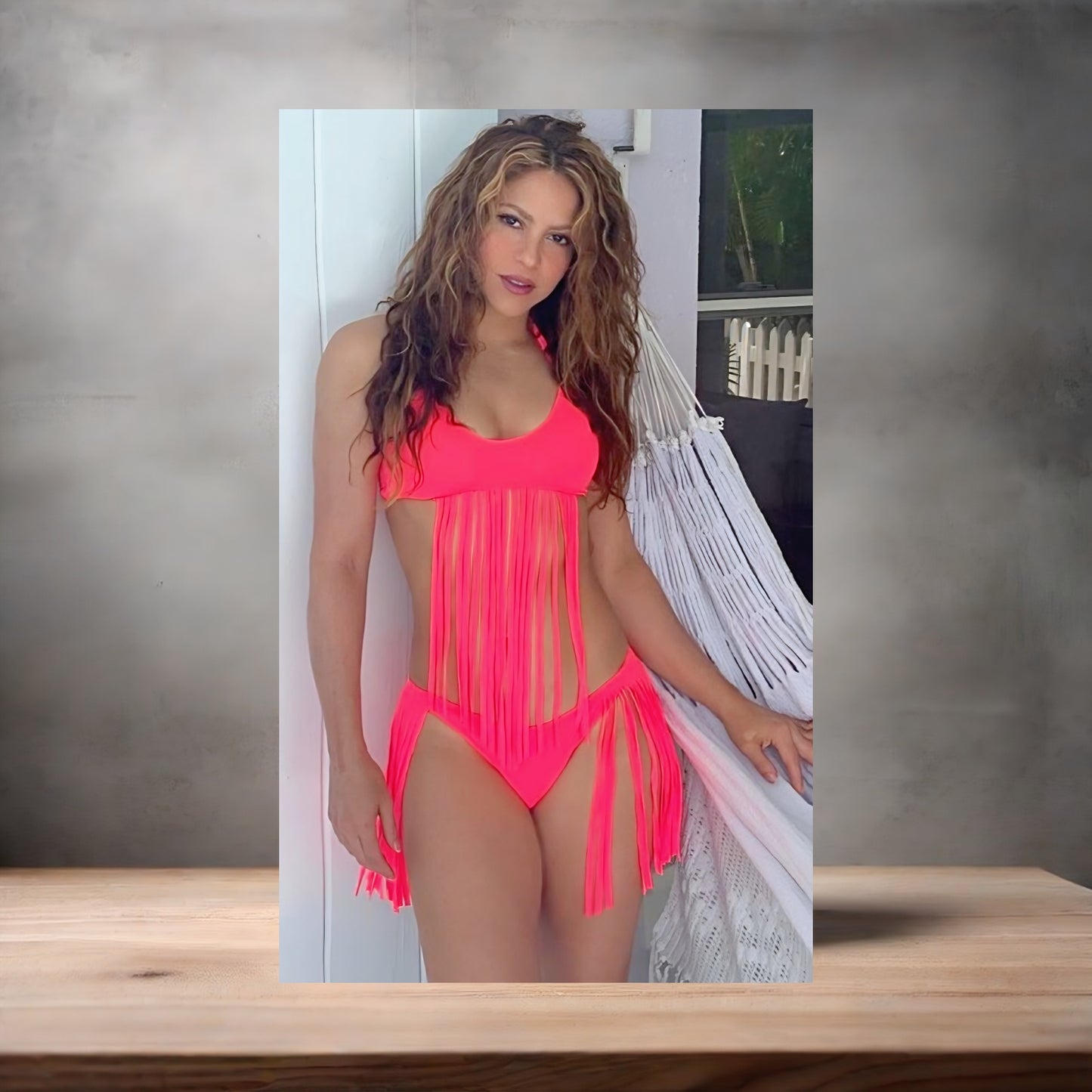 Rolling Stone Magazine Shakira poster on aluminum print. Multiple sizes available. H