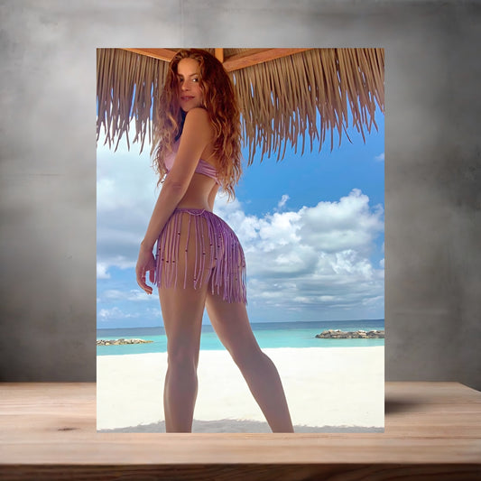 Rolling Stone Magazine Shakira poster on aluminum print. Multiple sizes available. D