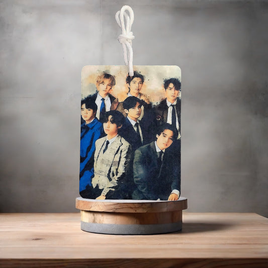 Kpop band BTS car air freshener. Many scents to choose from.