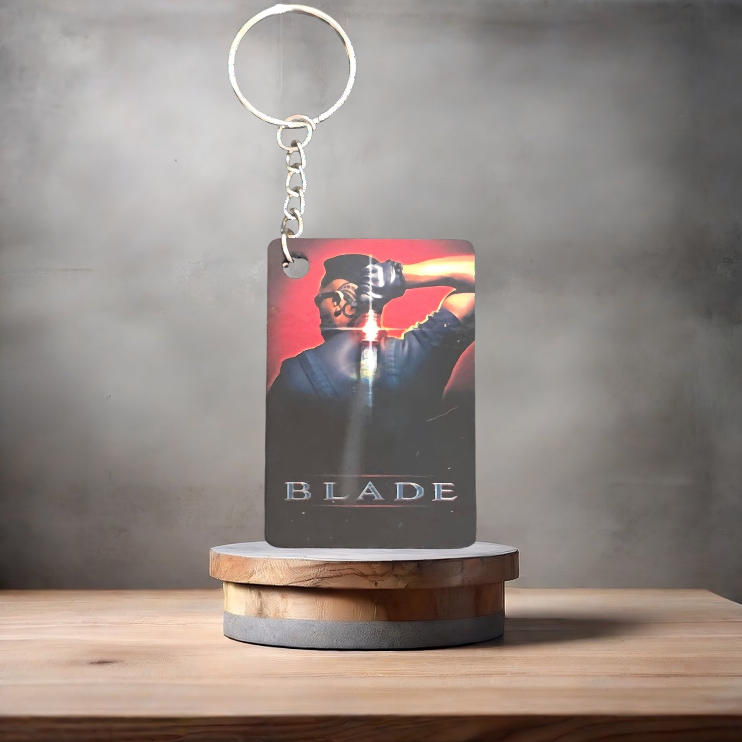Blade movie poster keychain.