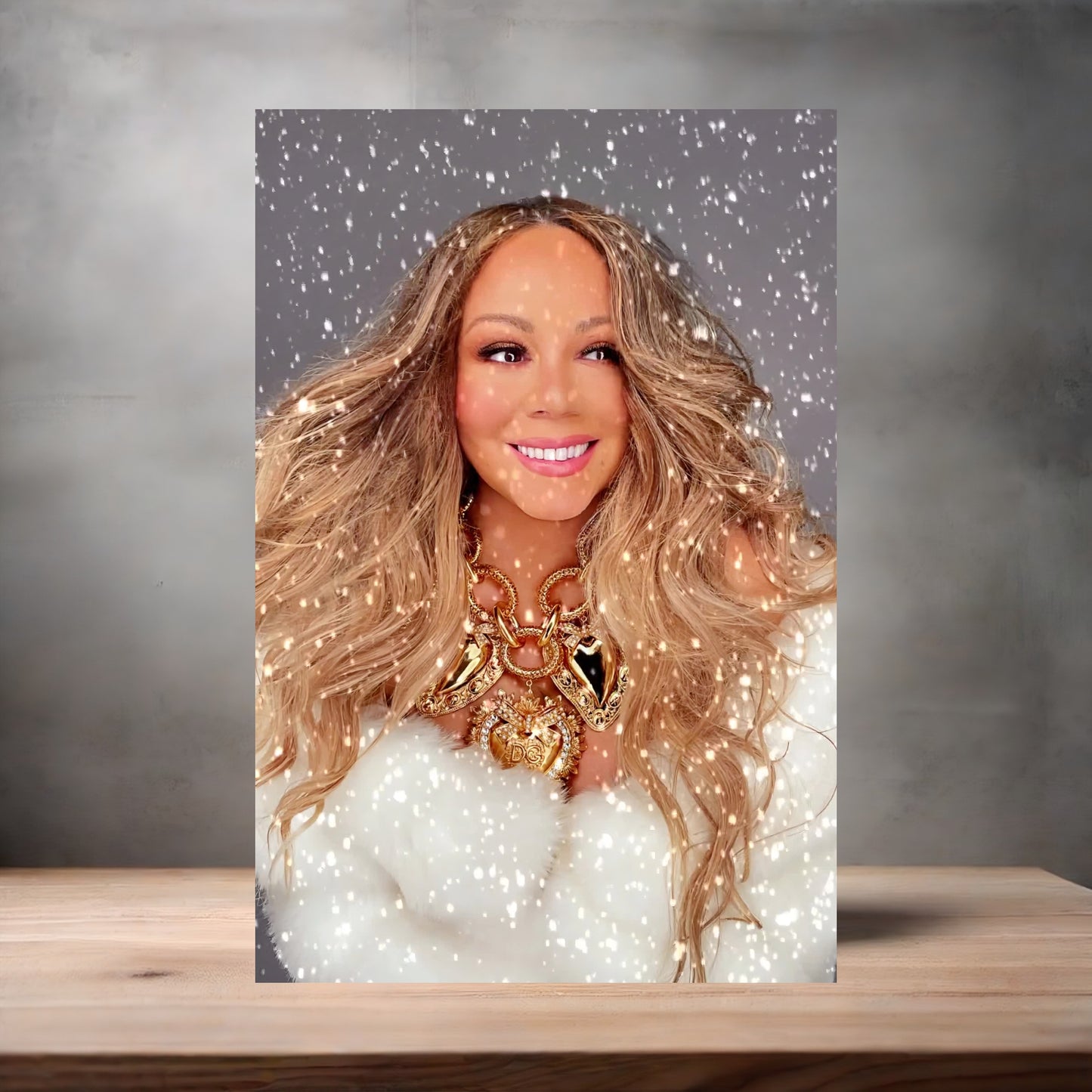 Sexy Mariah Carey poster on aluminum print. Multiple sizes available. H