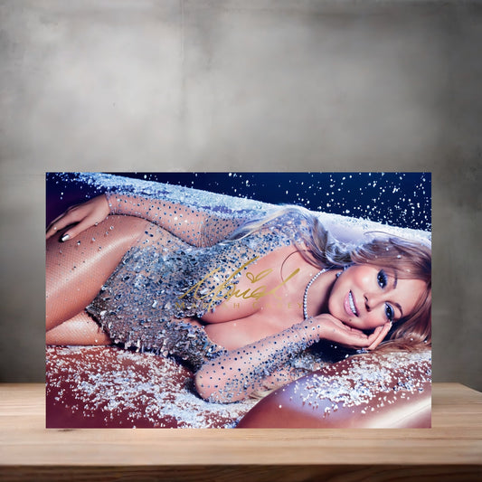 Sexy Mariah Carey poster on aluminum print. Multiple sizes available. G