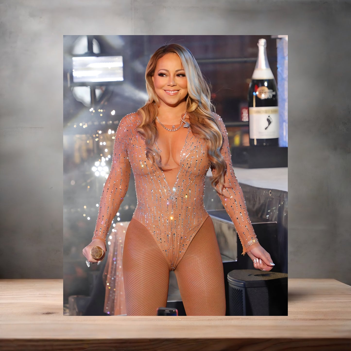 Sexy Mariah Carey poster on aluminum print. Multiple sizes available. C