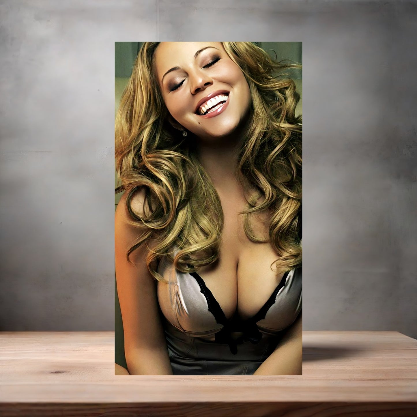 Sexy Mariah Carey poster on aluminum print. Multiple sizes available. E