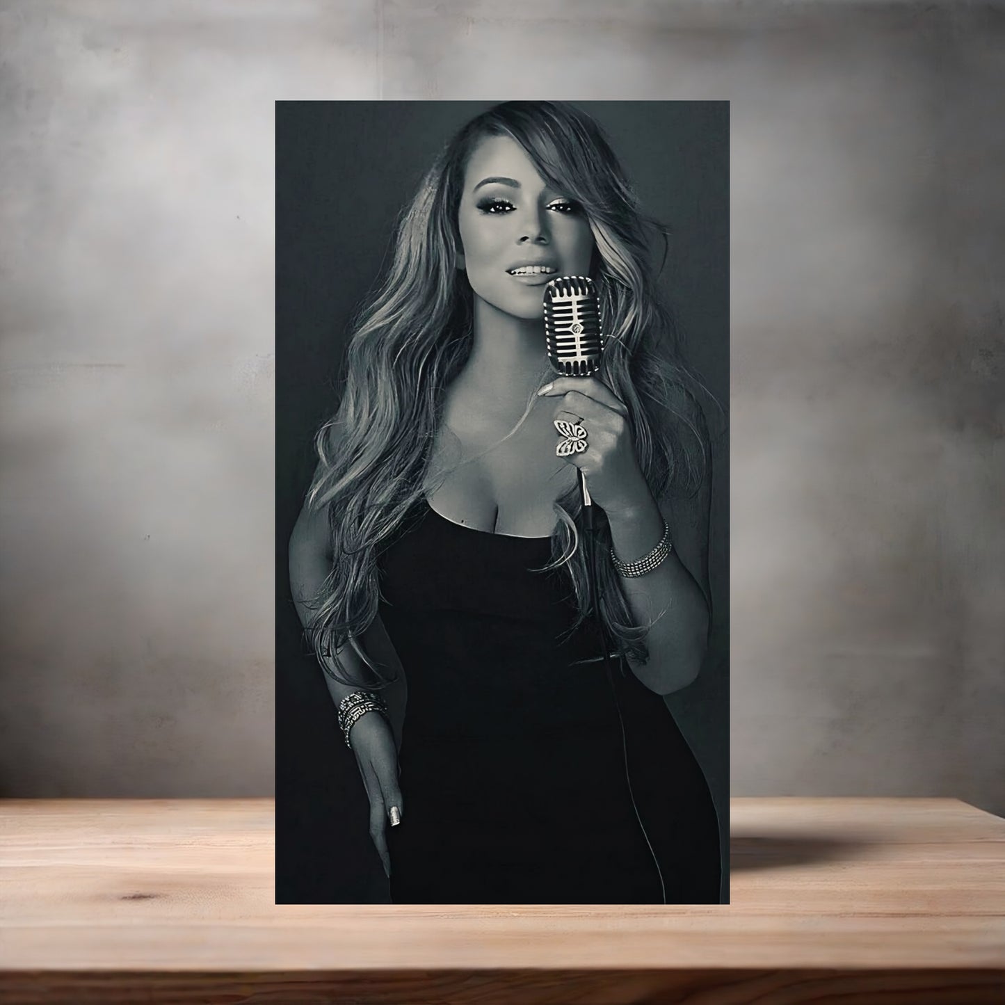 Sexy Mariah Carey poster on aluminum print. Multiple sizes available. J