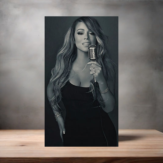 Sexy Mariah Carey poster on aluminum print. Multiple sizes available. J