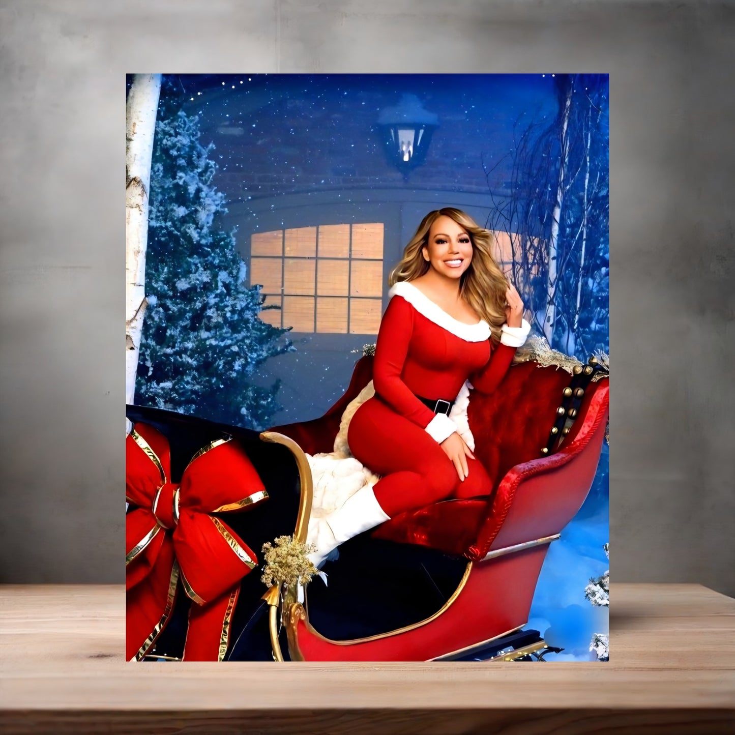 Sexy Mariah Carey poster on aluminum print. Multiple sizes available. K