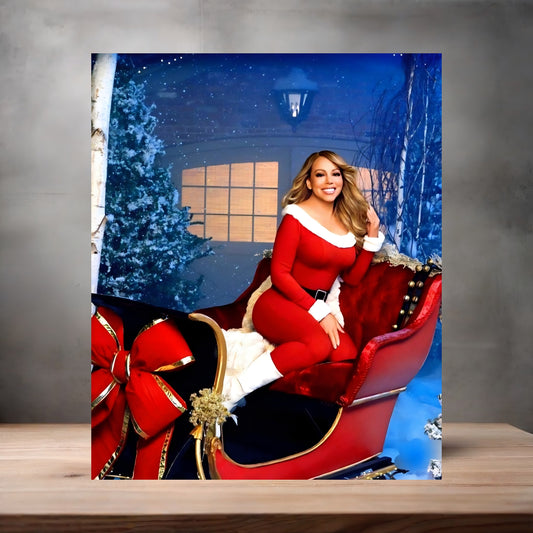 Sexy Mariah Carey poster on aluminum print. Multiple sizes available. K