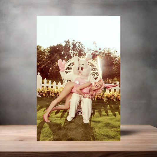 Sexy Miley Cyrus poster on aluminum print. Multiple sizes available. B