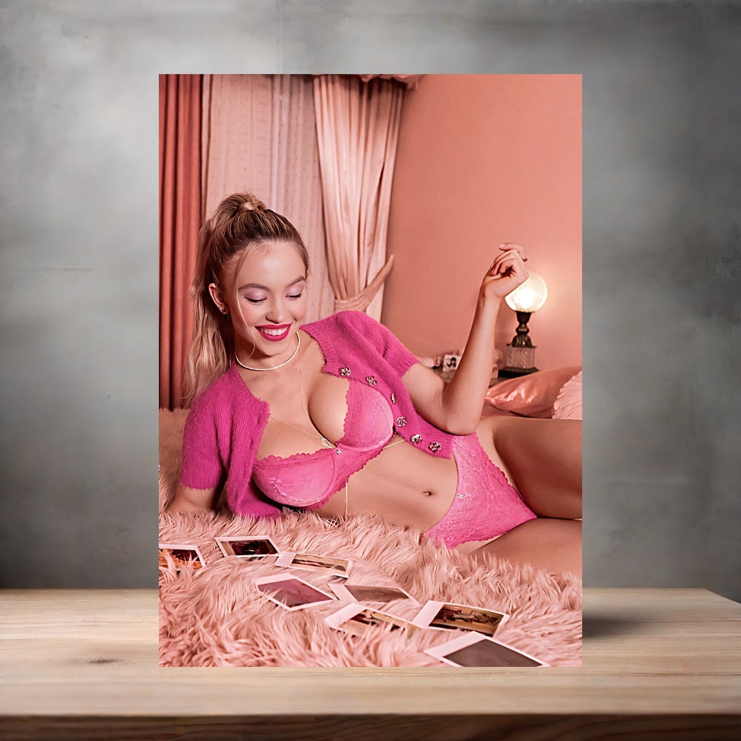 Sexy Sydney Sweeney poster on aluminum print. Multiple sizes available. P