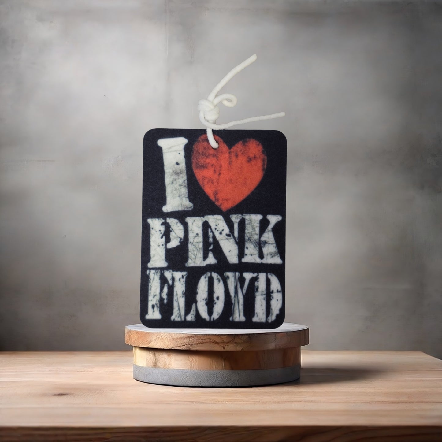 Pink Floyd car air freshener. Many scents to choose from. I love Pink Floyd
