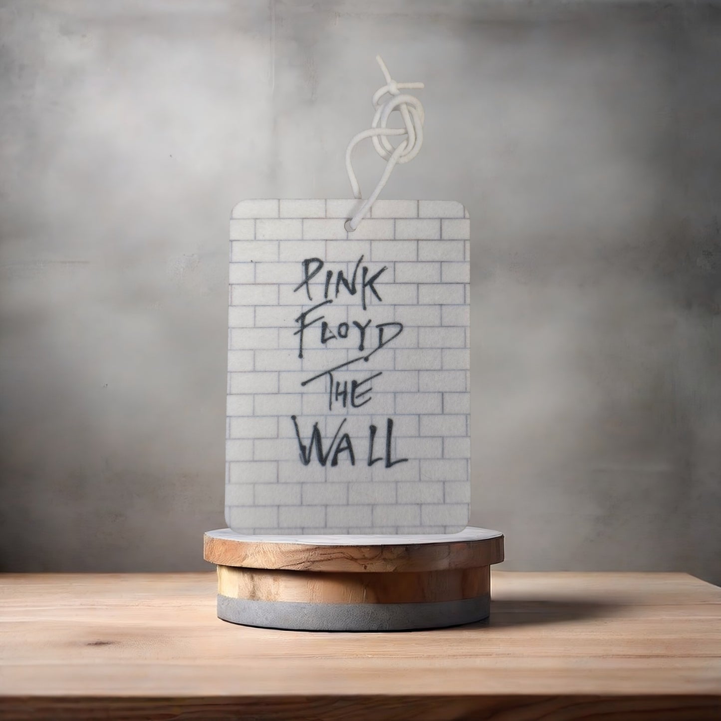 Pink Floyd car air freshener. Many scents to choose from. The Wall album cover