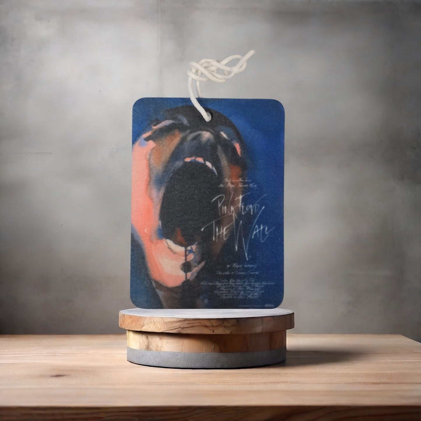Pink Floyd car air freshener. Many scents to choose from. The Wall movie