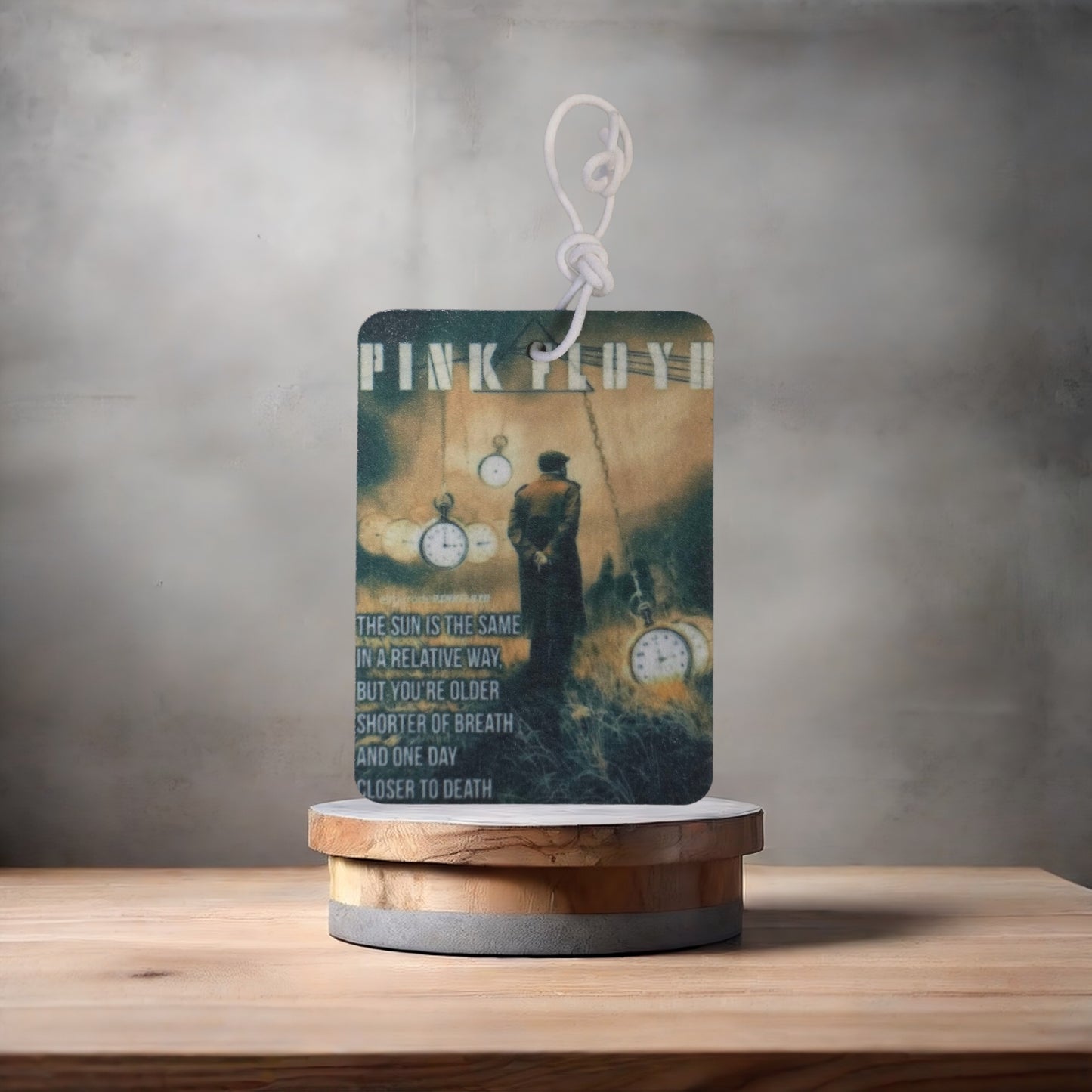 Pink Floyd car air freshener. Many scents to choose from.