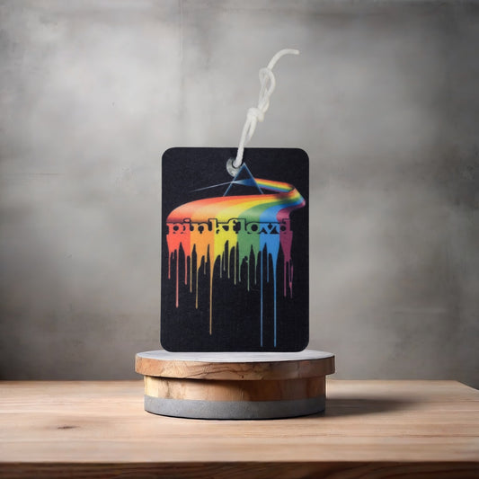 Pink Floyd car air freshener. Many scents to choose from. Colorful