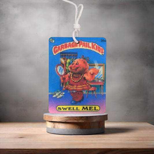 Garbage Pail Kids car air freshener. Many scents to choose from. Swell Mel and Dressy Jesse