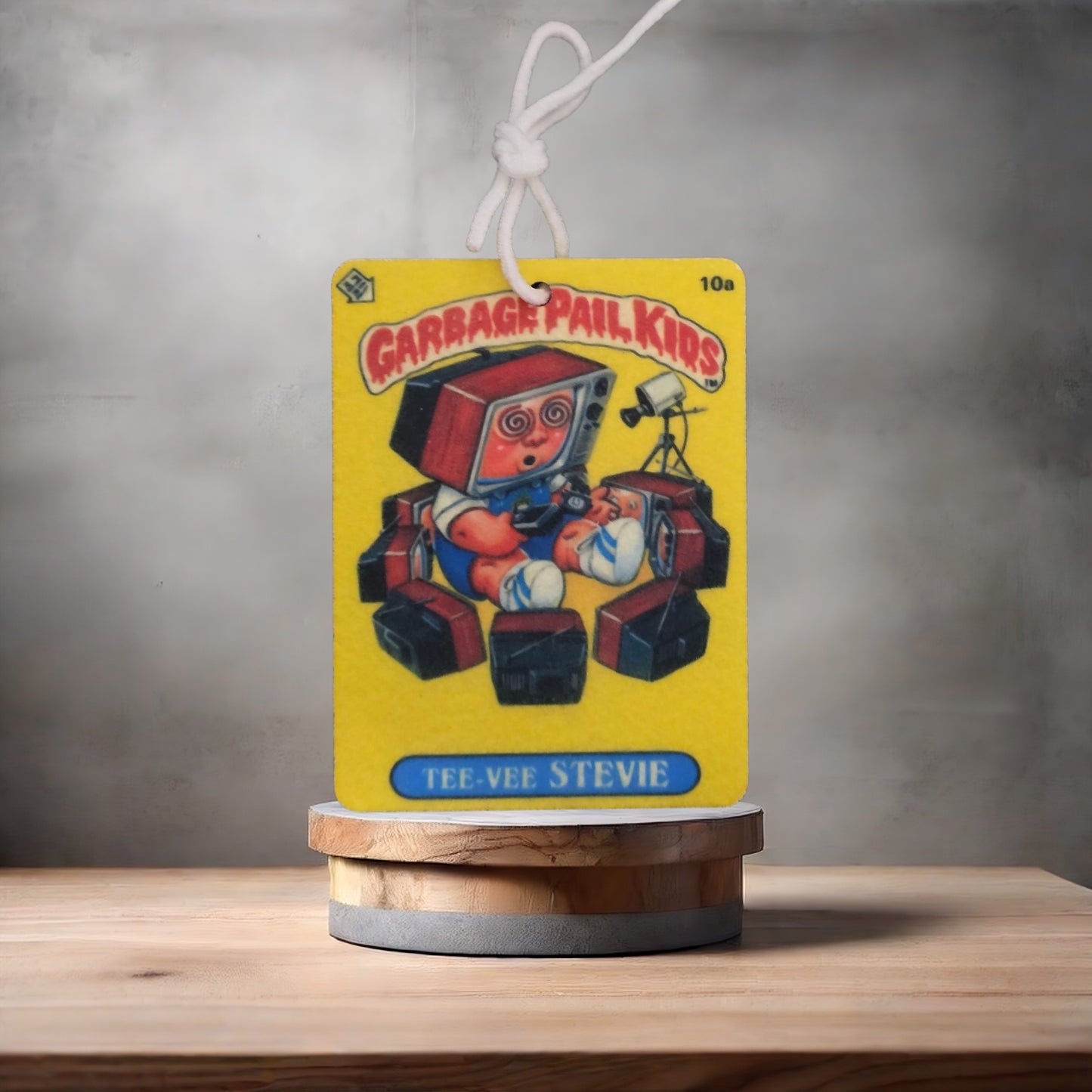Garbage Pail Kids car air freshener. Many scents to choose from. Geeky Gary and Tee-Vee Stevie