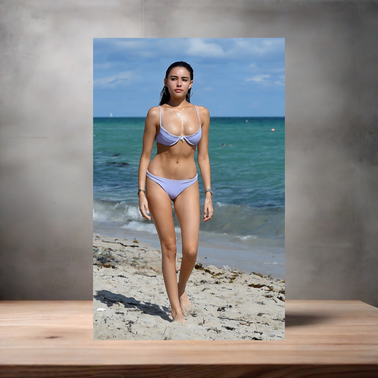 Sexy Madison Beer poster on aluminum print. Multiple sizes available. v6
