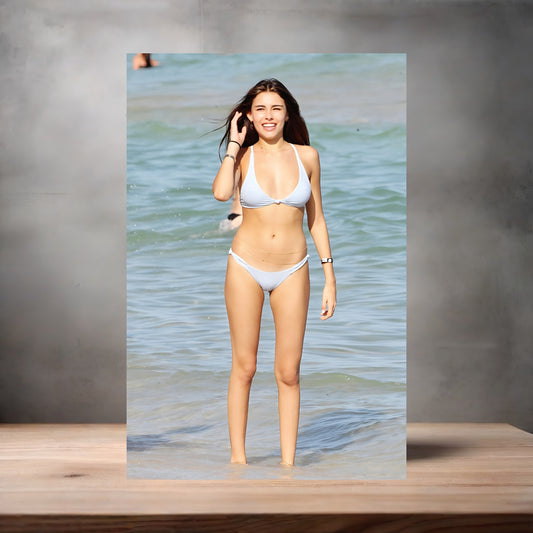 Sexy Madison Beer poster on aluminum print. Multiple sizes available. v2