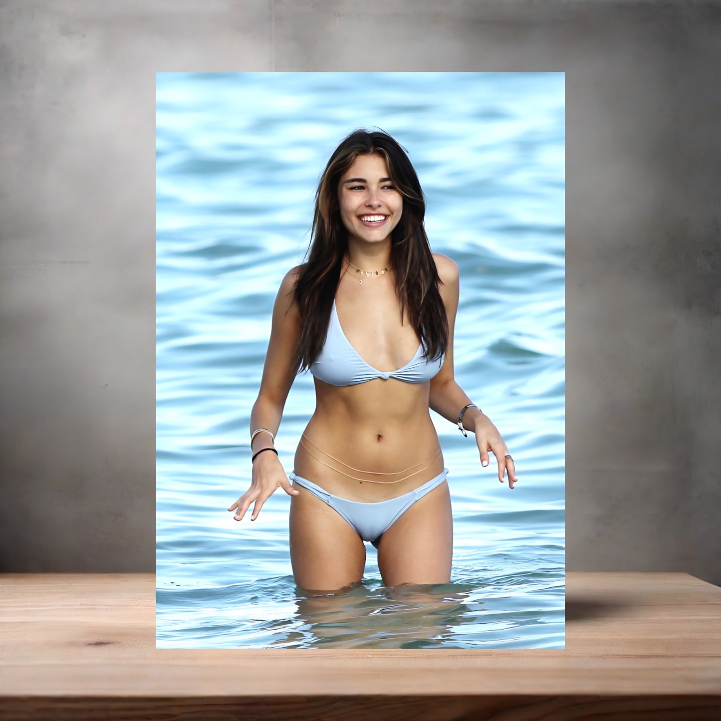 Sexy Madison Beer poster on aluminum print. Multiple sizes available. v4