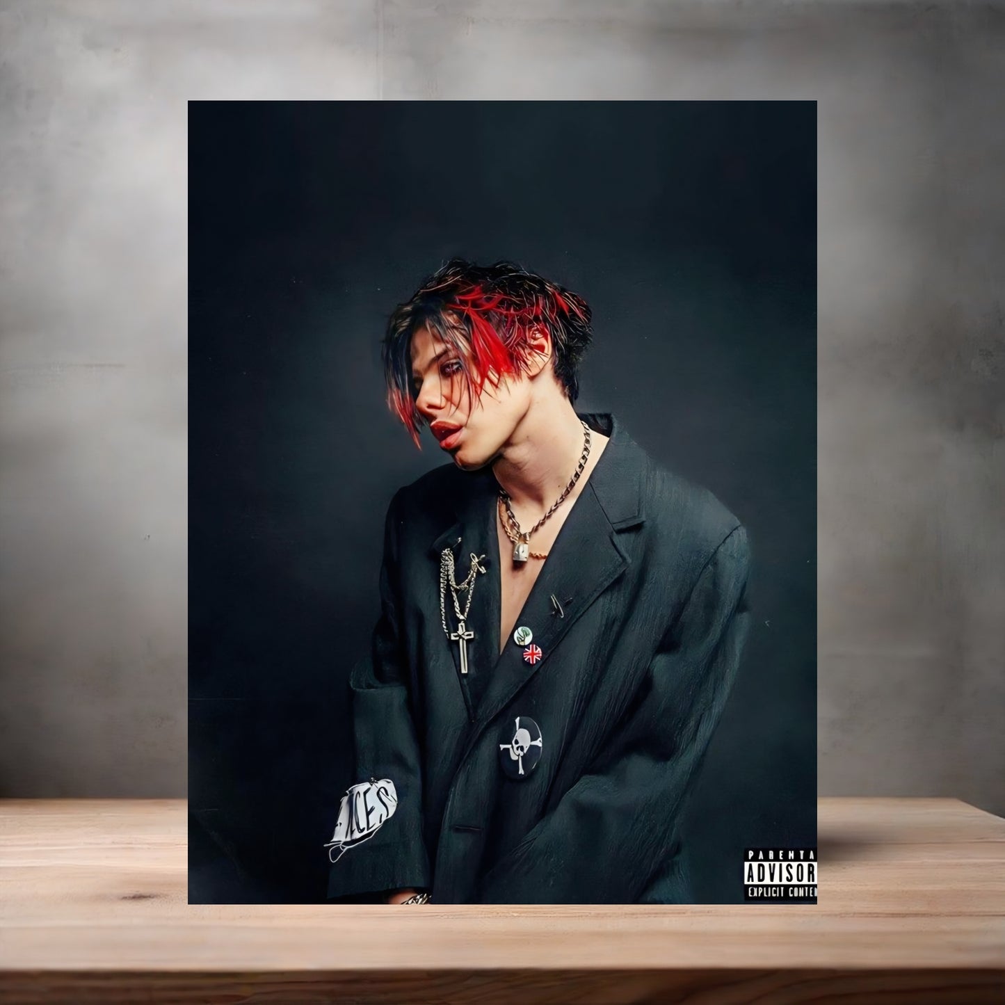 Yungblud poster on aluminum print. Multiple sizes available. A