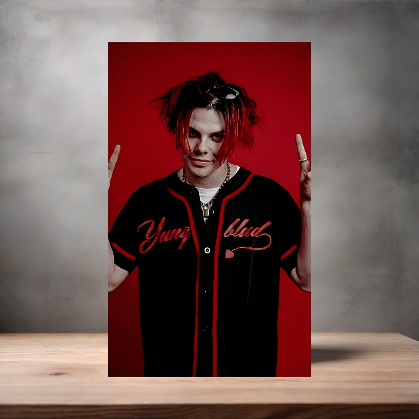Yungblud poster on aluminum print. Multiple sizes available. B